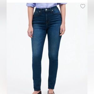 Madewell Curvy High-Rise Skinny Denim Jeans 
Women’s Size 29p